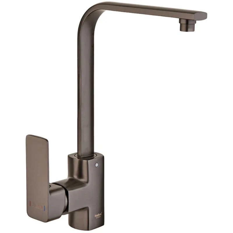 Змішувач для кухні Haiba Kubus 017 Graphite (HB4008)