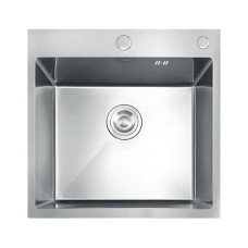 Мойка из нержавеющей стали MIXXUS MH5050 DECOR NANO-SILVER (3.0/0.8) цвет нержавейка (MI7040)