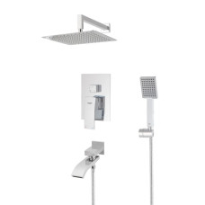 Встраиваемая душевая система со смесителем Koer KB-66007-01 (Цвет хром) (KR3464)