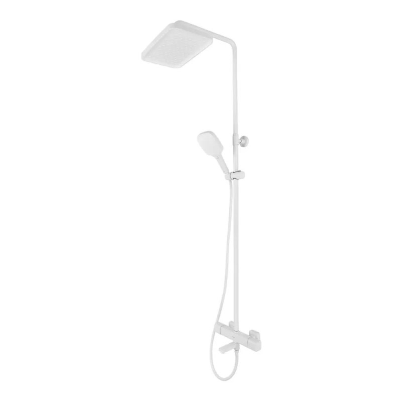 Душевая колонна Mixxus Premium VIRGO 009-J WHITE с термостическим смесителем,3 функции (MI6648)