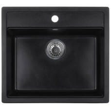 Мойка кухонная Zerix ZS-5751S-03 Черная (ZX4596)