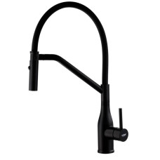 Смеситель для кухни Koer KI-70026-05 с черным силиконовым изливом (KR5210)
