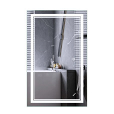 Зеркало Mixxus Premium QUADRO MR20-50x80-Reverse с Led Touch, Anti-fog, димером, регулятором яркости (MP6620)