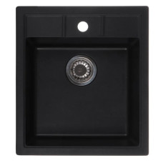 Мойка кухонная Zerix ZS-4651S-14 Черный металлик (ZX4570)