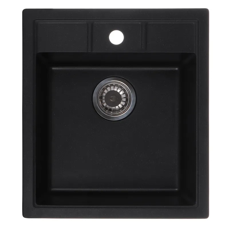 Мойка кухонная Zerix ZS-4651S-14 Черный металлик (ZX4570)