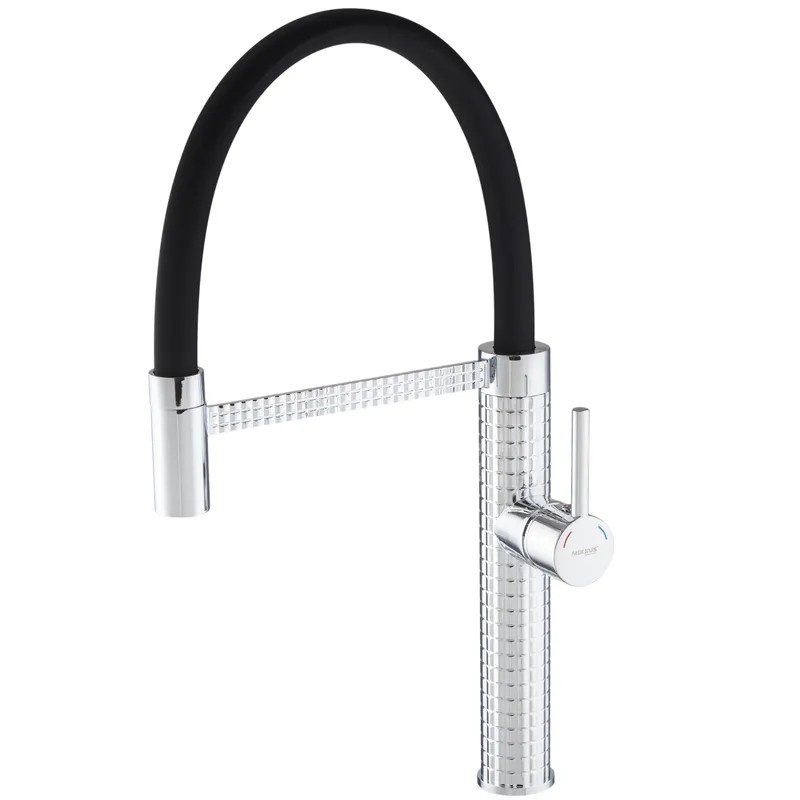 Смеситель для кухни Mixxus Premium Oliwer 017 REFL.BLACK (MI6965)