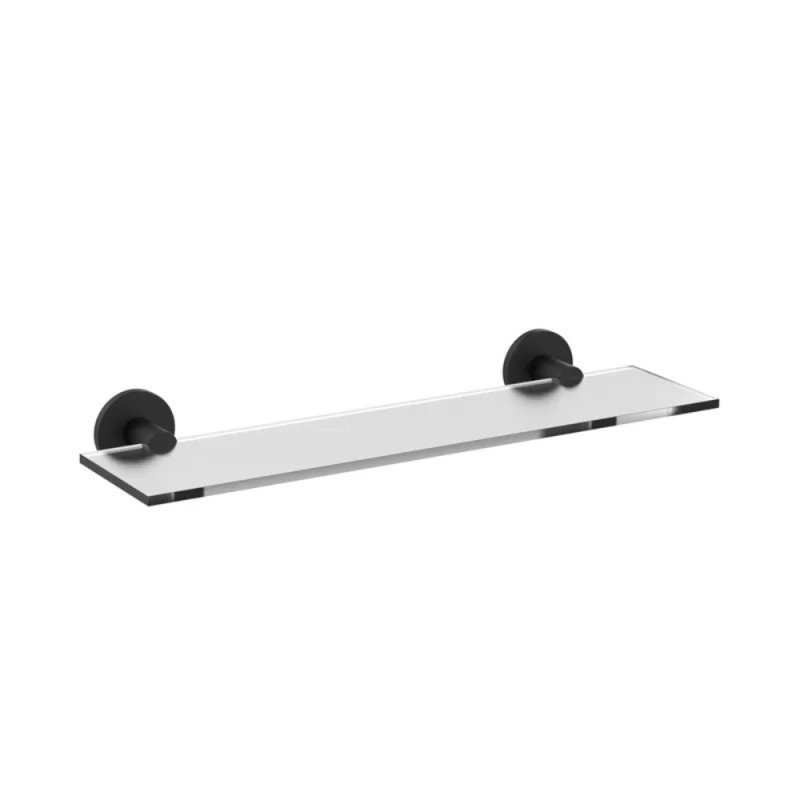 Полка в ванную Zerix Delux M1307A Black (40 cм) (ZX4645)