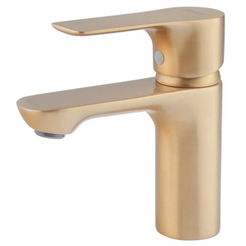 Смеситель для умывальника Haiba Milano 001 BRUSHED GOLD (HB9619)