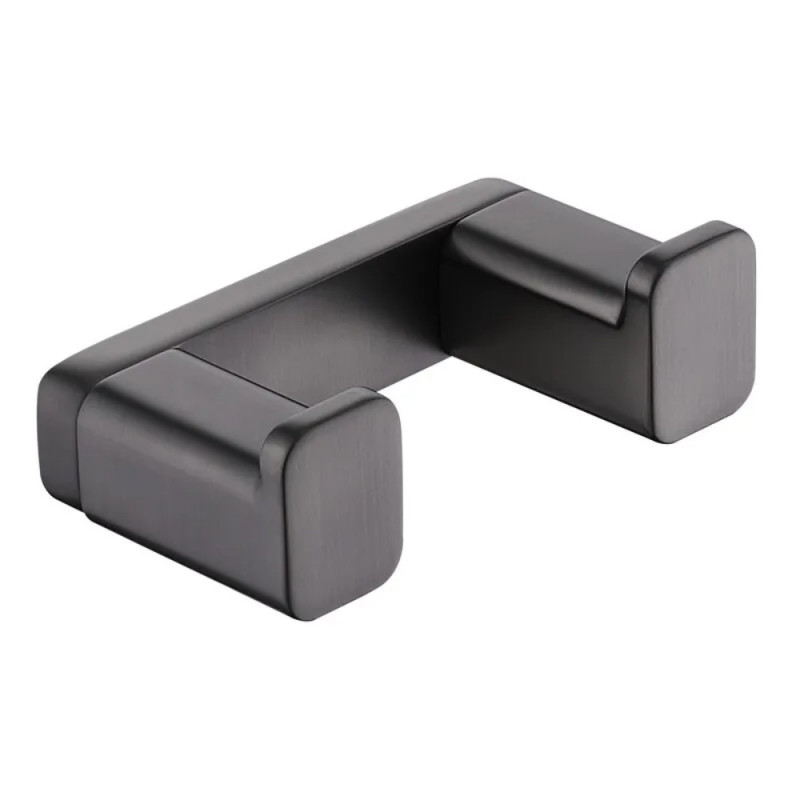 Крючок двойной Koer AS-0101-2-07 цвет графит (KR6156)