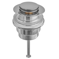 Донний клапан для раковини Zerix BV-04 1 1/4''  універсальний (з/без перел) СLICK-СLACK (Колір хром) (ZX6021)