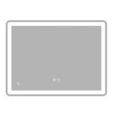 Зеркало Zerix Mirra MR05-80x60-REVERSE с LED Touch, Anti-fog, димером, регулятором яркости (ZX6056)