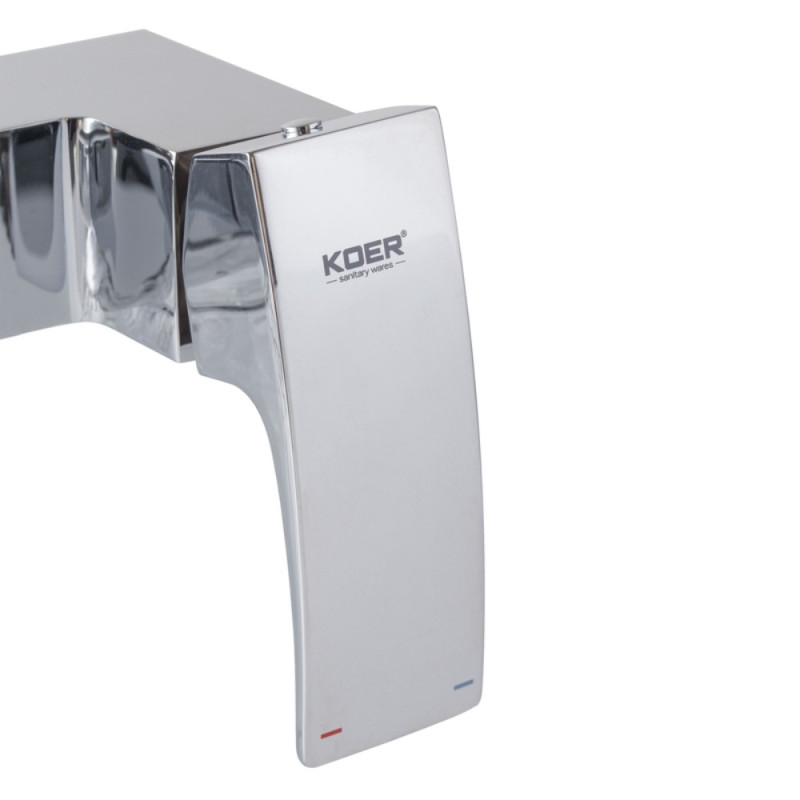 Душевая колонна со смесителем Koer KB-56007-01 (Цвет хром) (KR3460)