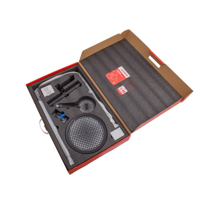 Душевая колонна с термостатическим смесителем Koer KB-57029-05 3 функции, цвет черный (KR5491)