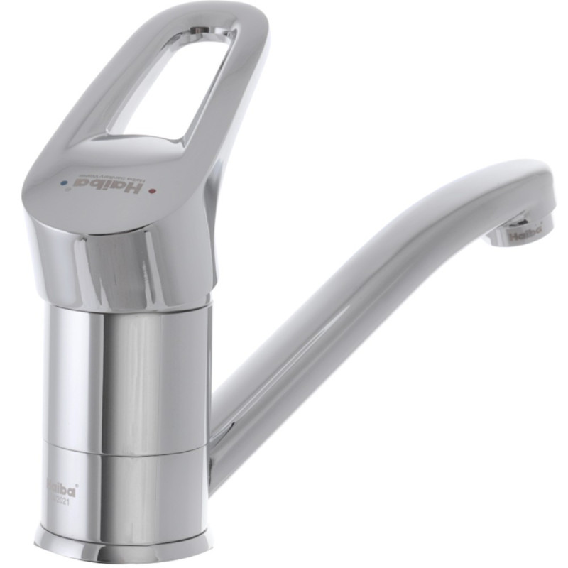 Смеситель для умывальника Haiba Opus 555 (излив 15 см) (HB0336)