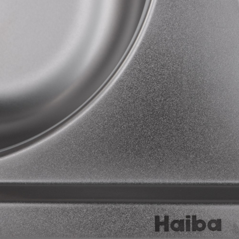 Мойка кухонная Haiba 80x49 Double (Satin) (HB0652)