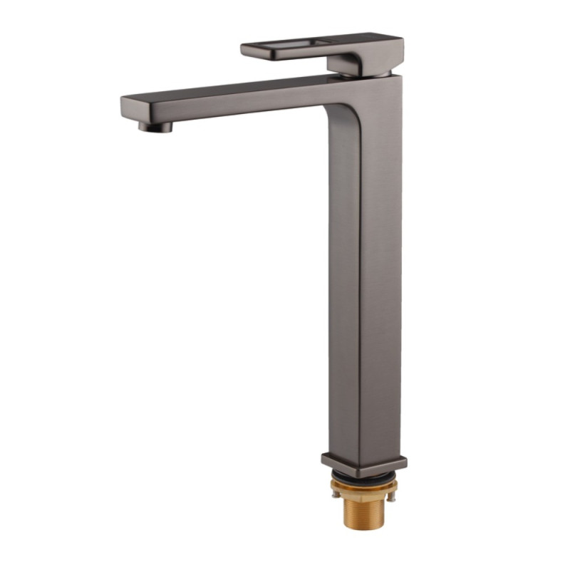 Змішувач для умивальника високий Koer KB-11009-07 (Колір графіт) (KR5978)
