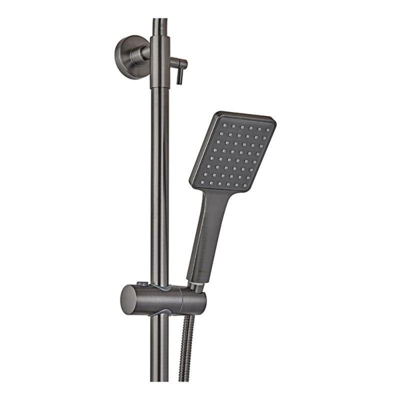 Душевая колонна со смесителем и удлинителем в комплекте Haiba Alex 003-J Graphite (HB3996)