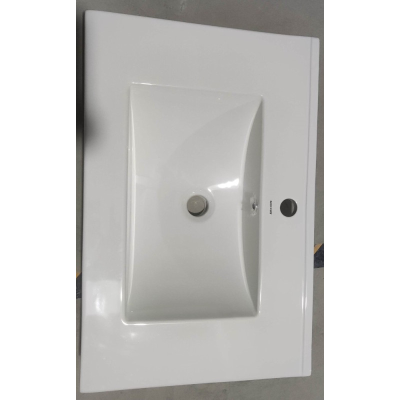 Раковина мебельная Mixxus Premium CUBIC-1502 710х460х170mm с отверстием под смеситель и переливом (MP6496)