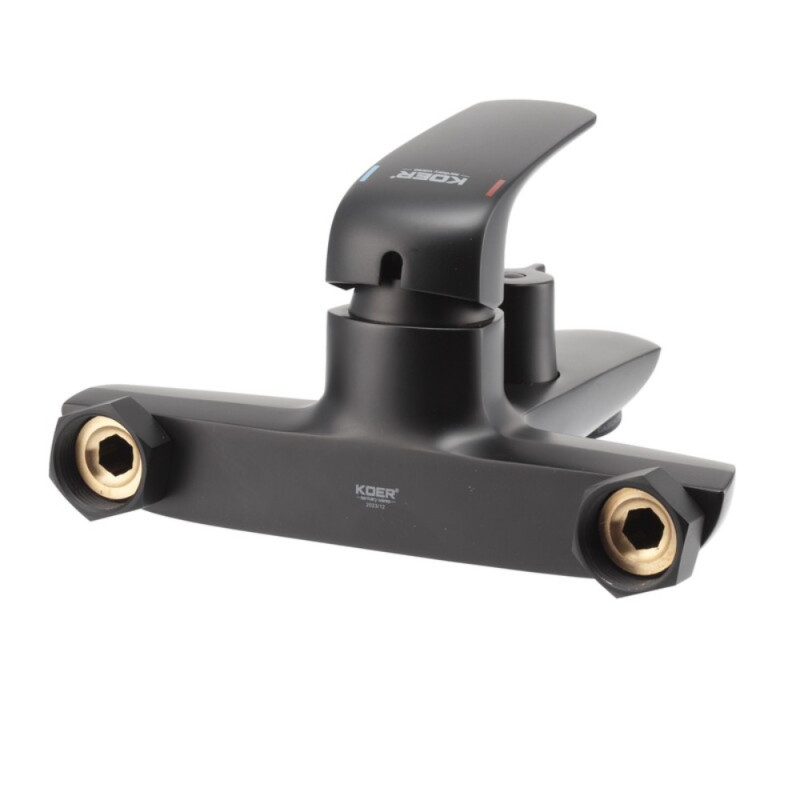 Смеситель для ванны с коротким изливом Koer KB-40008-05 (Цвет черный) (KR3473)