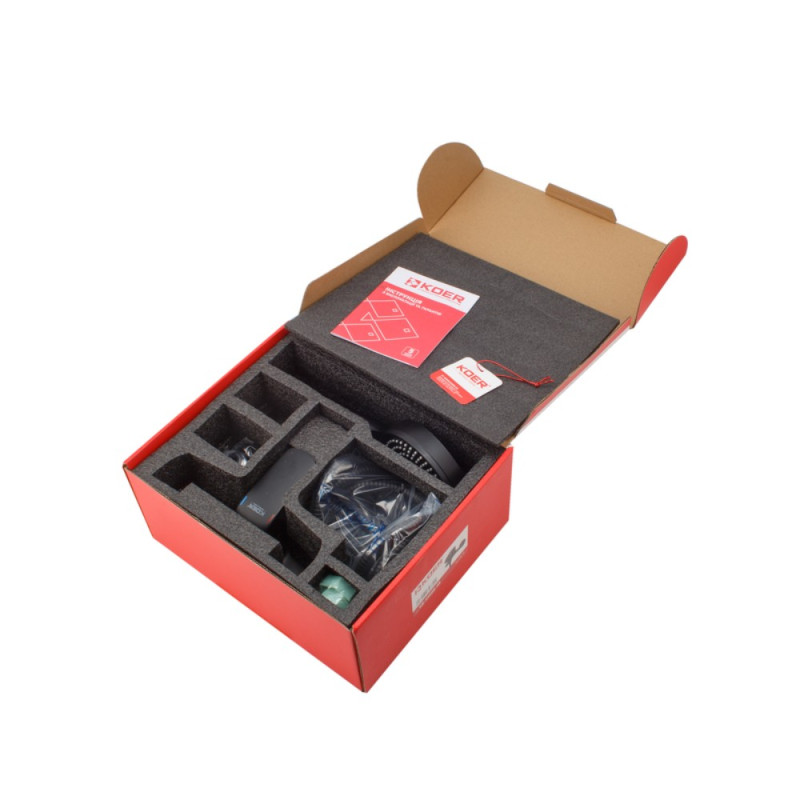Смеситель для ванны с коротким изливом Koer KB-40008-05 (Цвет черный) (KR3473)