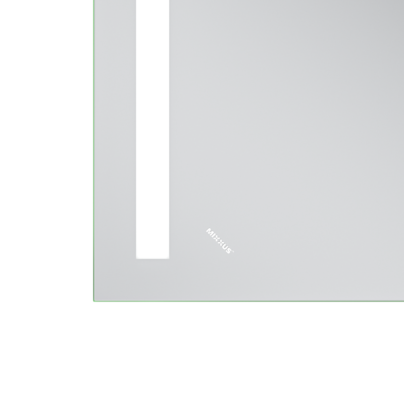 Зеркало Mixxus Premium LINES MR17-120x60-Reverse с Led Touch, Anti-fog, димером, регулятором яркости (MP6626)