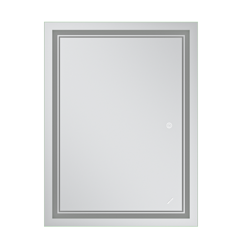Зеркало Mixxus Premium QUADRO MR20-80x60-Reverse с Led Touch, Anti-fog, димером, регулятором яркости (MP6619)