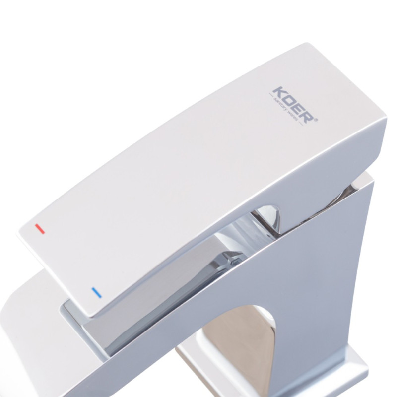 Смеситель для умывальника Koer KB-10007-01 (Цвет хром) (KR3438)