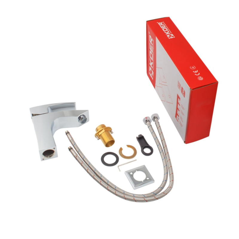 Смеситель для умывальника Koer KB-10007-01 (Цвет хром) (KR3438)