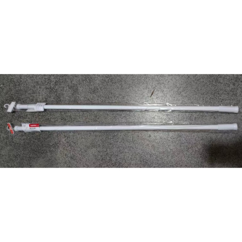 Штанга для шторки телескопическая прямая Zerix CRA-110x200 110cm-200cm (алюминий) (ZX4998)