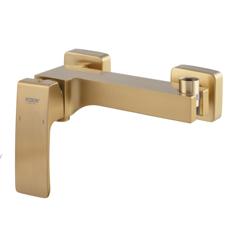 Смеситель для гигиенического душа Koer KB-24037-12 (Цвет матового золота) (KR6007)