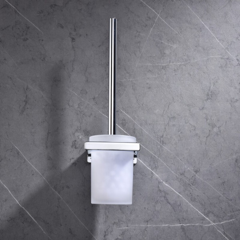 Йоржик для унітазу підвісний Koer AS-0105-01 (скло) колір хром глянець (KR6173)