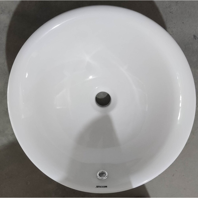 Раковина врезная на столешницу MIXXUS PREMIUM TOPPER-1601 470х470х180mm с переливом (MP6571)