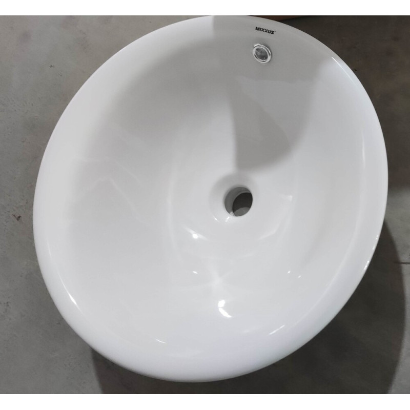 Раковина врезная на столешницу MIXXUS PREMIUM TOPPER-1601 470х470х180mm с переливом (MP6571)