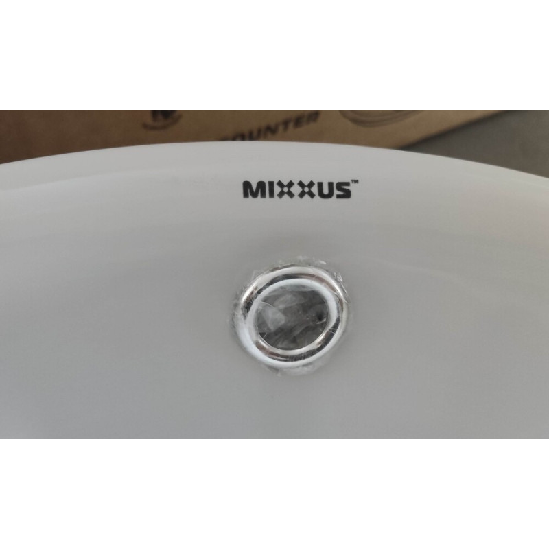 Раковина врезная на столешницу MIXXUS PREMIUM TOPPER-1601 470х470х180mm с переливом (MP6571)