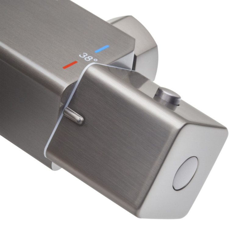Душевая колонна с термостатическим смесителем Koer KB-57038-07 3 функции (Цвет графит) (KR5962)