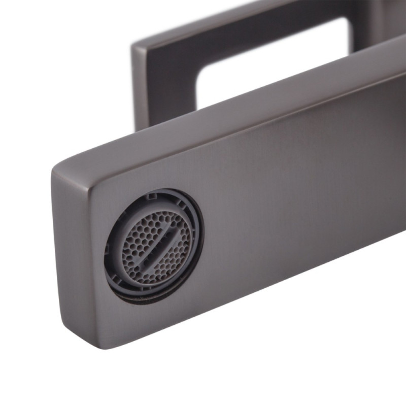 Змішувач для умивальника Haiba Kant 001 Graphite (Колір графіт) (HB9664)