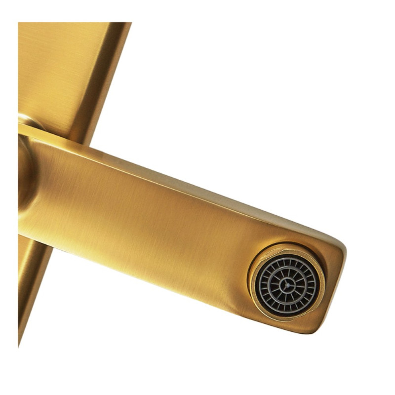 Душевая колонна Mixxus Premium VIRGO 009-J BRUSHED GOLD с термостатическим смесителем, 3 функции (MI6649)