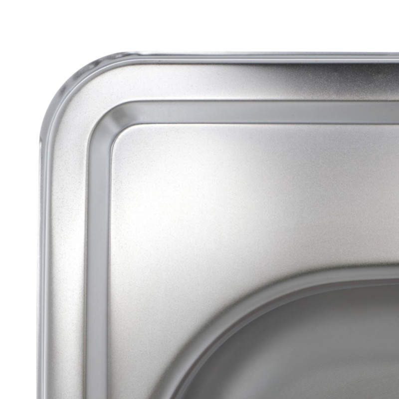 Мойка кухонная Zerix Z4848-06-160E (Satin) (ZM0557)