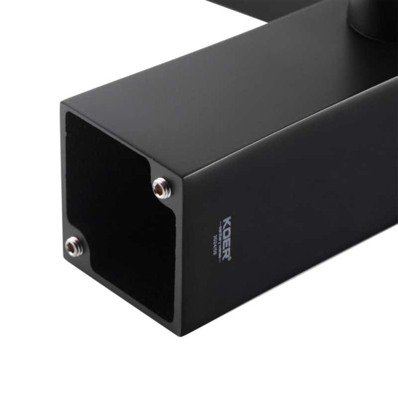 Смеситель на борт ванны Koer KB-43007-05 на 3 отверстия (Цвет черный) (KR3453)