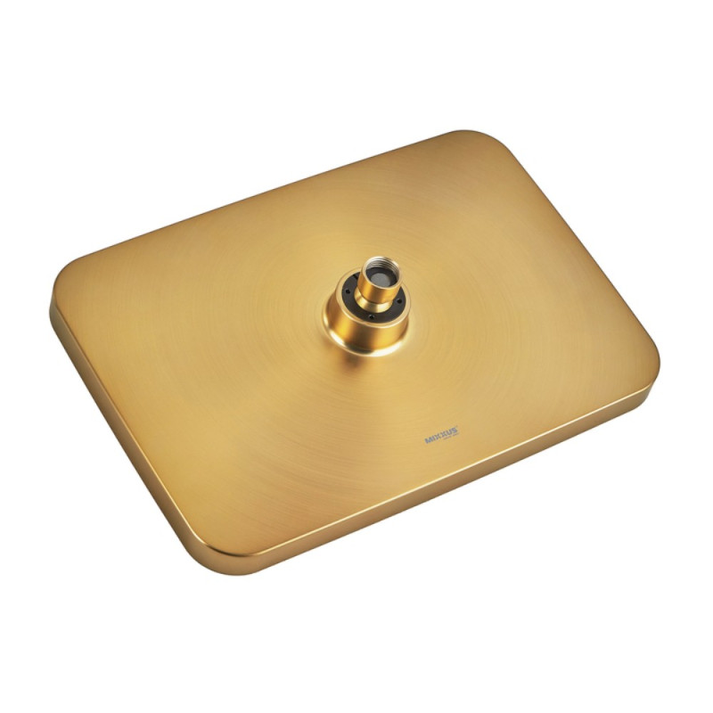 Душевая колонна Mixxus Premium VIRGO 009-J BRUSHED GOLD с термостатическим смесителем, 3 функции (MI6649)