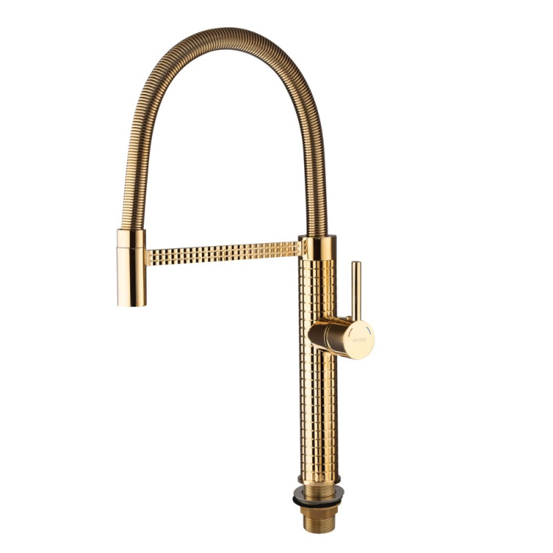 Смеситель для кухни Mixxus Premium Spark 017 GOLD (MI6972)