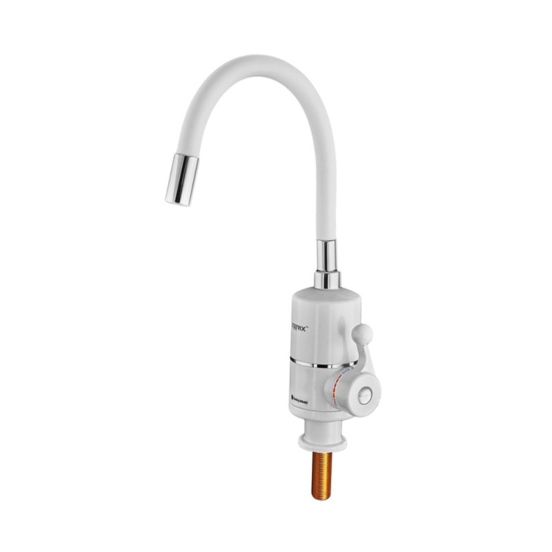 Проточный водонагреватель Zerix ELW06-F-WHITE 3,3 kW силиконовый излив, на мойку (ZX5857)