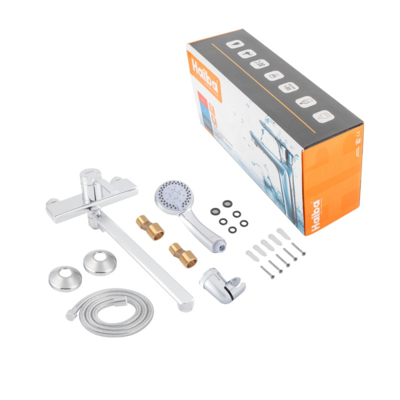 Смеситель для ванны HAIBA LEMON 006 EURO (HB9588)