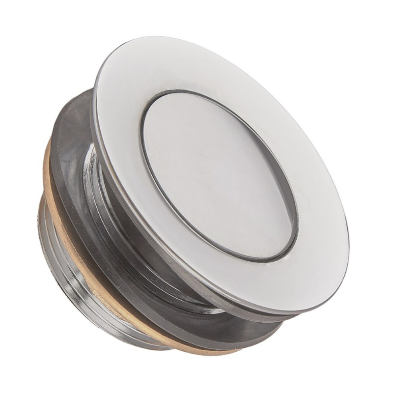 Донний клапан для ванни Koer PW-06-01 1 1/2'' автоматичний СLICK-СLACK (Колір хром) (KR5799)