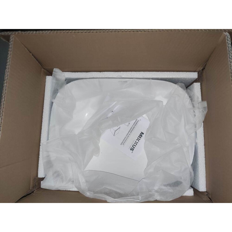Раковина накладная Mixxus Premium DIVERSE-0112 WHITE-BLACK 455х325х135mm (MP6542)