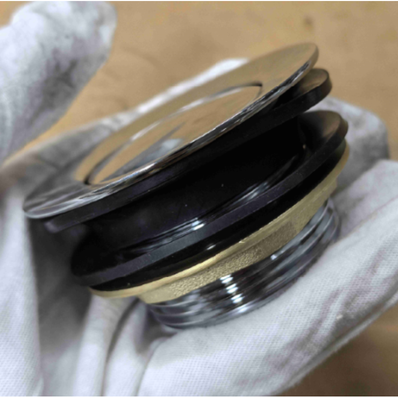 Донний клапан для ванни Koer PW-06-01 1 1/2'' автоматичний СLICK-СLACK (Колір хром) (KR5799)