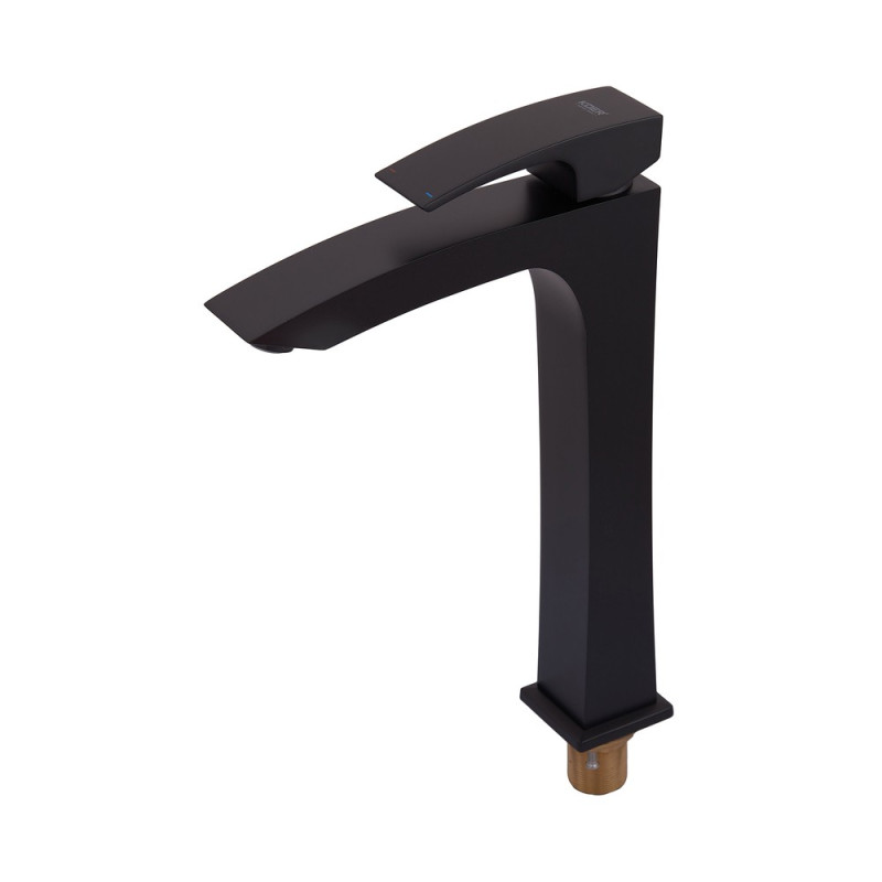 Смеситель для умывальника Koer KB-11007-05 высокий (Цвет черный) (KR3441)