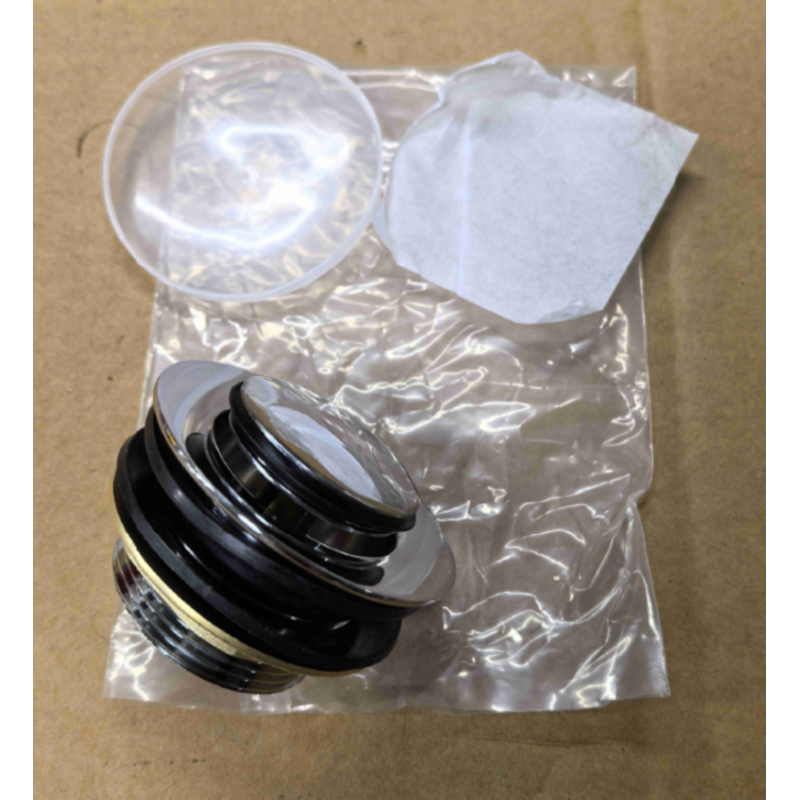 Донний клапан для ванни Koer PW-06-01 1 1/2'' автоматичний СLICK-СLACK (Колір хром) (KR5799)