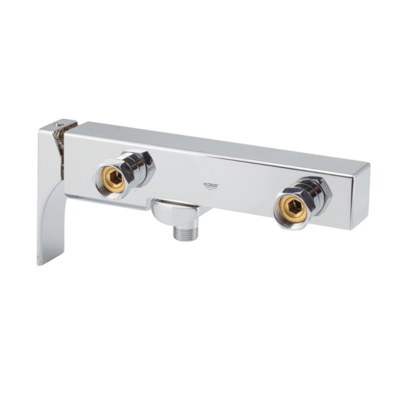 Смеситель для ванны с коротким изливом Koer KB-41010-01 (Цвет хром) (KR3484)