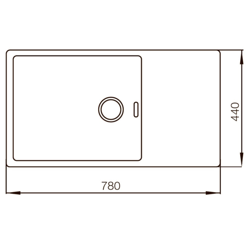 Мойка Mixxus MX7844-200x1.2-Satin (MX0560)
